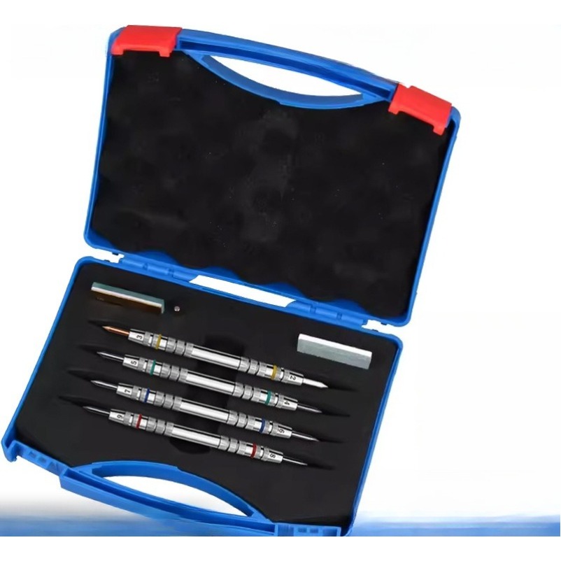 Gemstone Identification Kit - مجموعة أدوات اختبار الصلابة 2-9 درجات،
