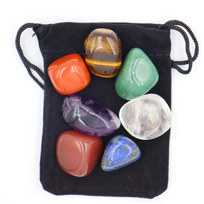 Gemstone Polishing Kit - حجر طاقة مصقول لتزيين المنزل ،