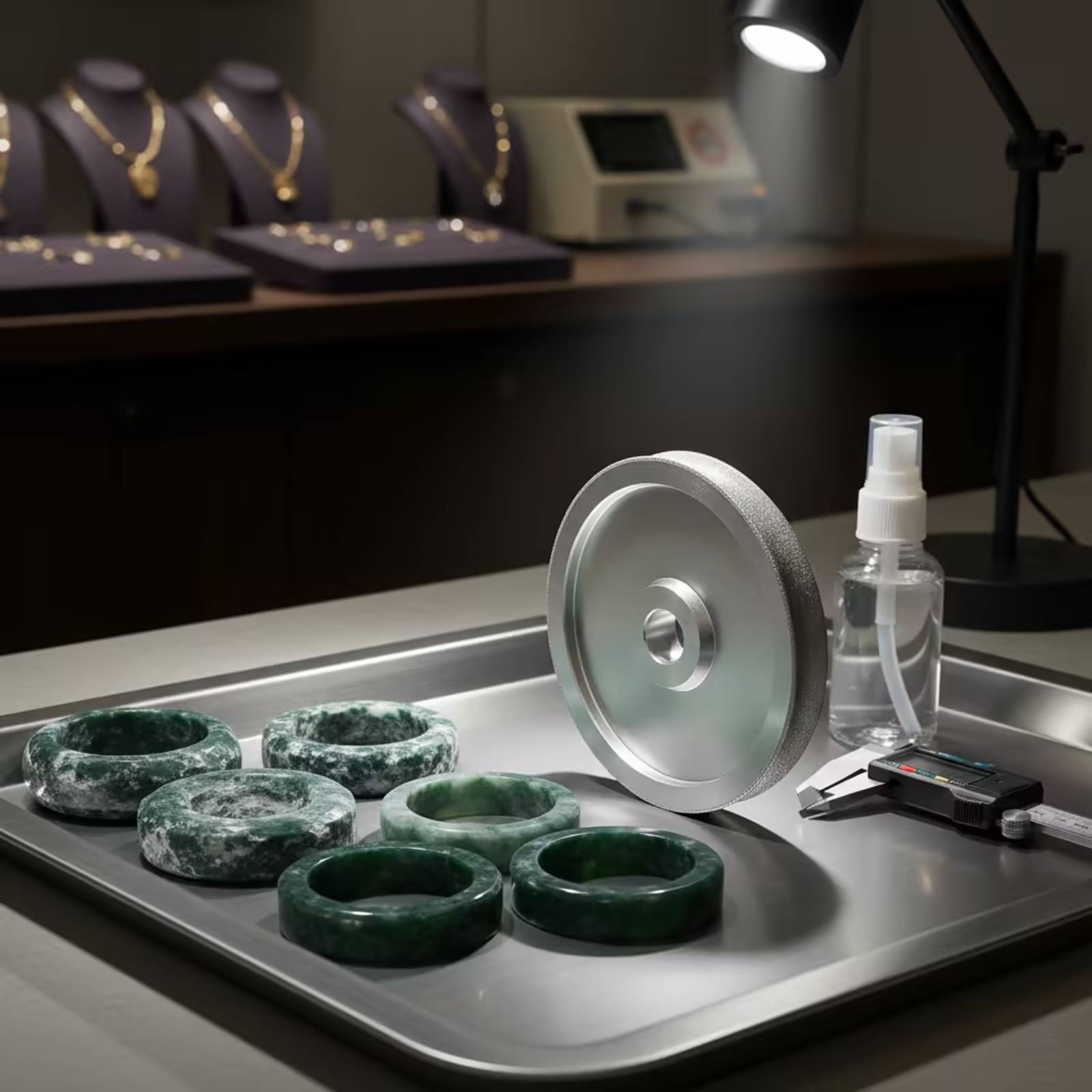 Diamond Grinding Wheel Lapidary - عجلة طحن ماسية ثلاثية الجوانب ذات