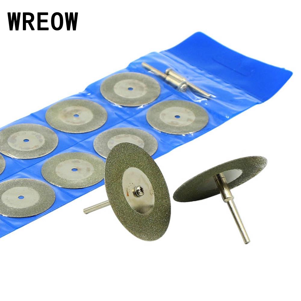 Diamond Grinding Wheel Lapidary - 10 قطعة 50 مللي متر قرص