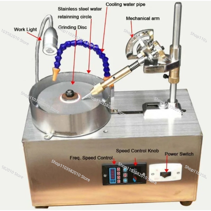 آلة تقطيع الأحجار الكريمة LS-0 - مراجعة Facet Machine Gemstone Cutting وسعره
