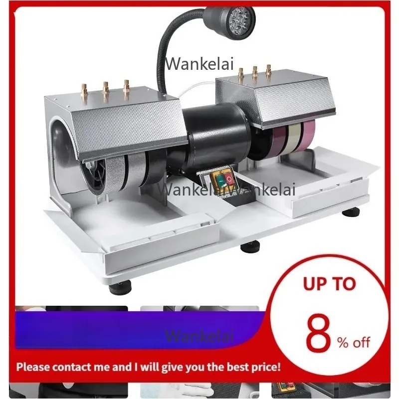 آلة صقل الأحجار الكريمة، 6 بوص - مراجعة Lapidary Grinder Cabbing Machine وسعره
