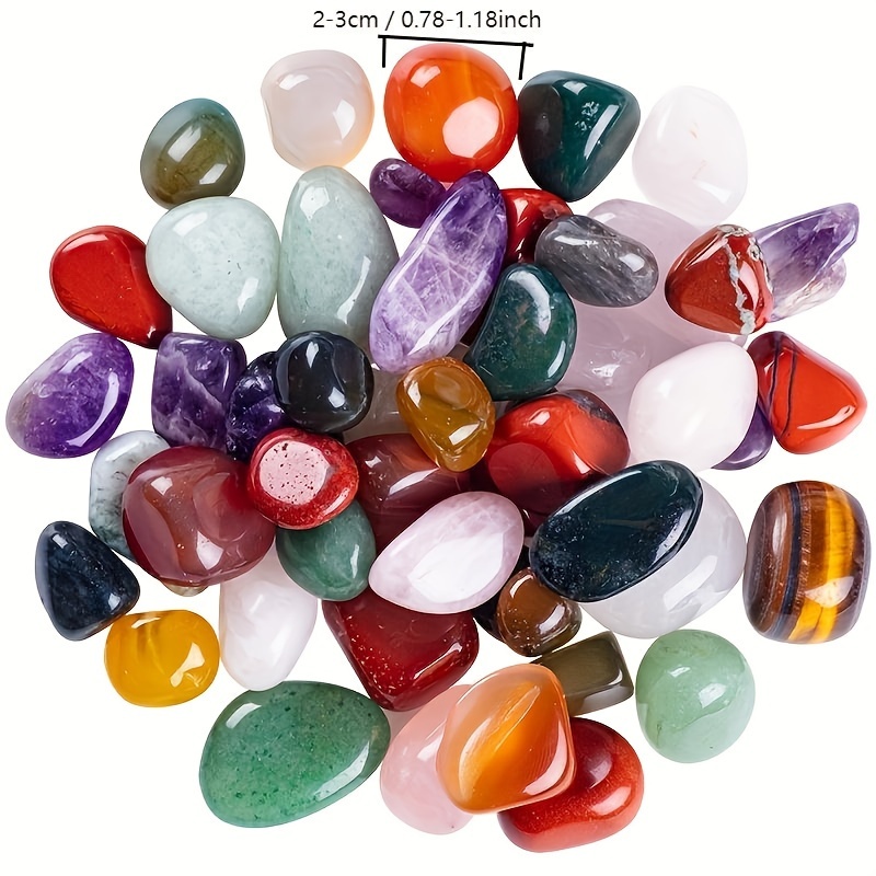 50 جرام/الحقيبة أحجار طبيعية ه - مراجعة Gemstone Polishing Kit وسعره