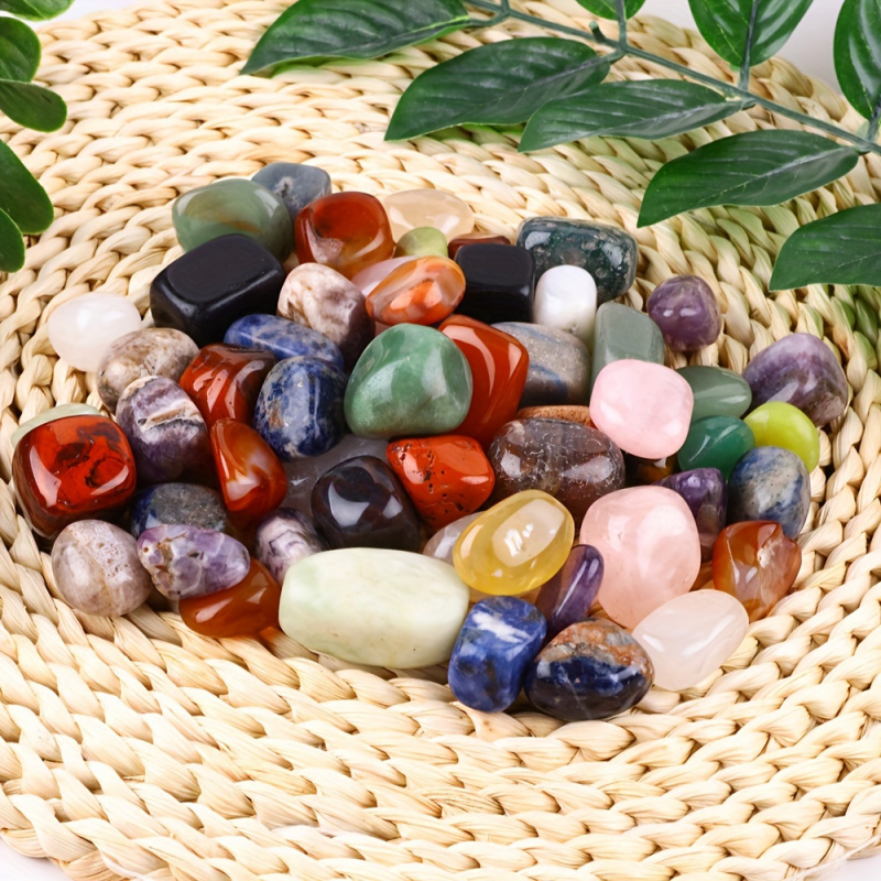 50 جرام/الحقيبة أحجار طبيعية ه - مراجعة Gemstone Polishing Kit وسعره