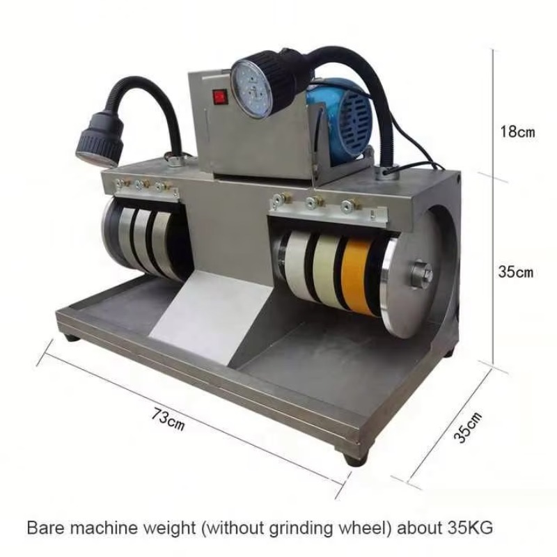 آلة طحن وتلميع الأحجار الكريمة - مراجعة Lapidary Grinder Cabbing Machine وسعره