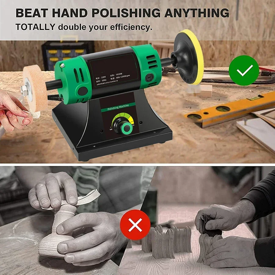 آلة صقل وتلميع متغيرة السرعة ب - مراجعة Jewelry Polisher Buffer Machine وسعره