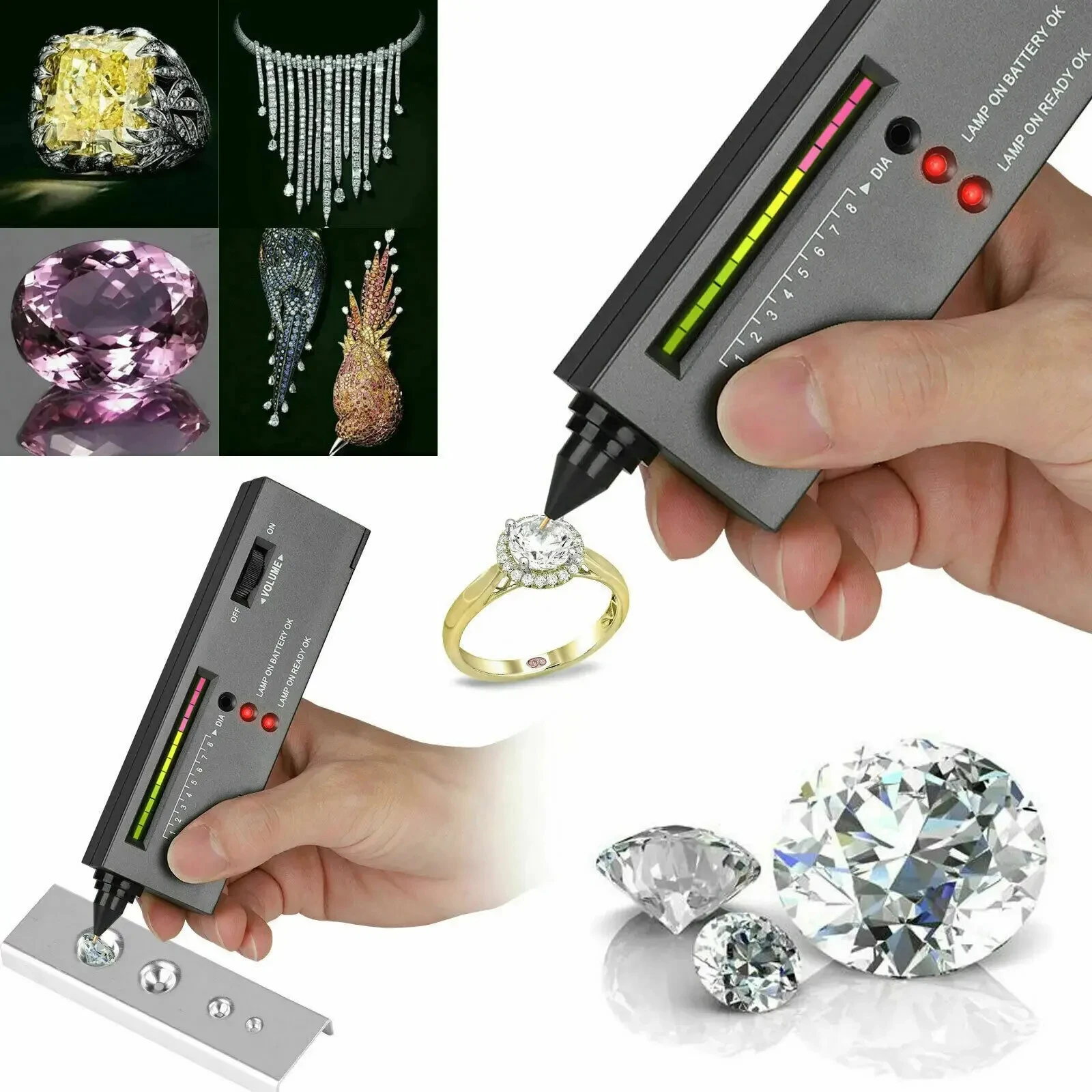 جهاز اختبار الماس عالي الدقة،  - مراجعة Gemstone Identification Kit وسعره