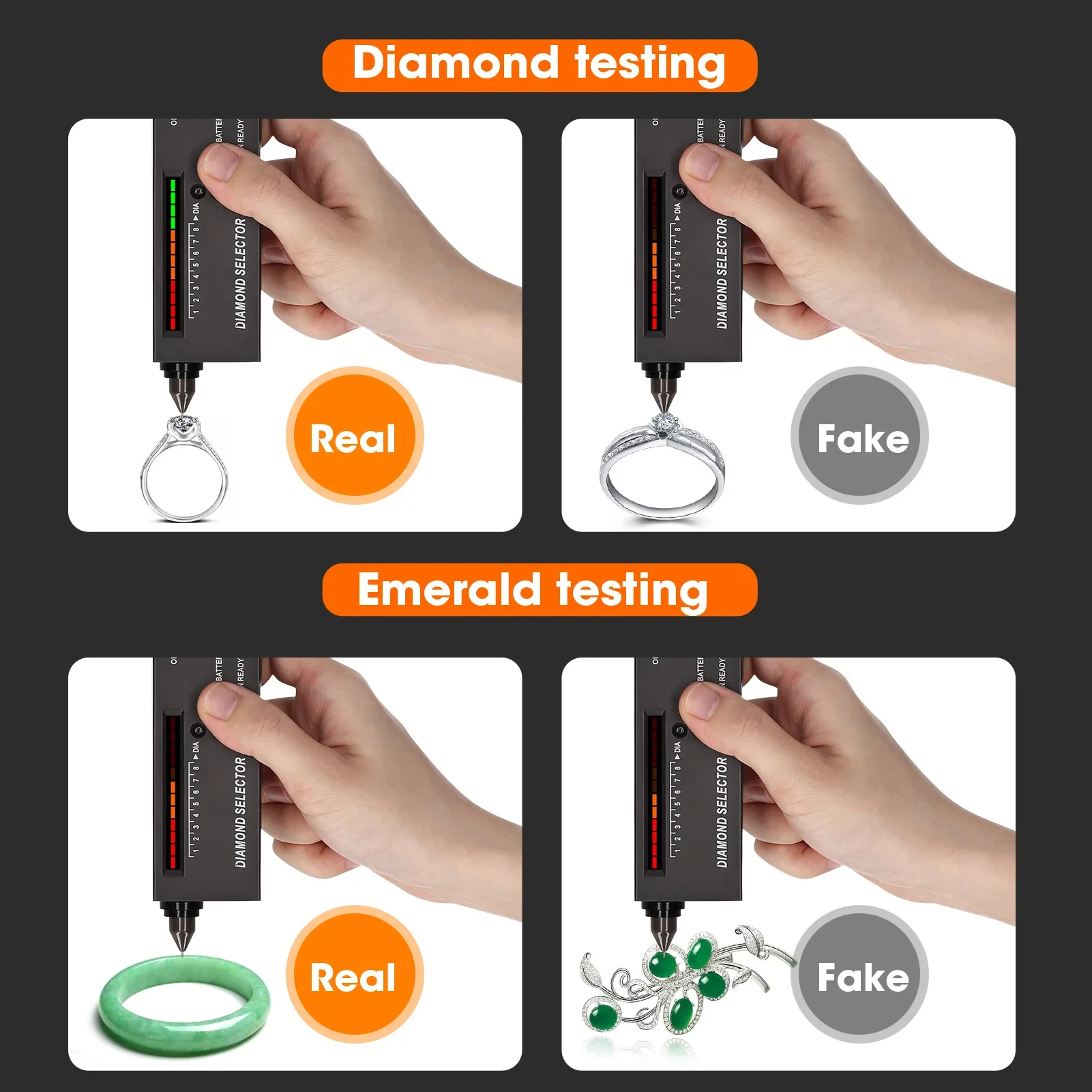 قلم اختبار الماس عالي الدقة -  - مراجعة Gemstone Identification Kit وسعره