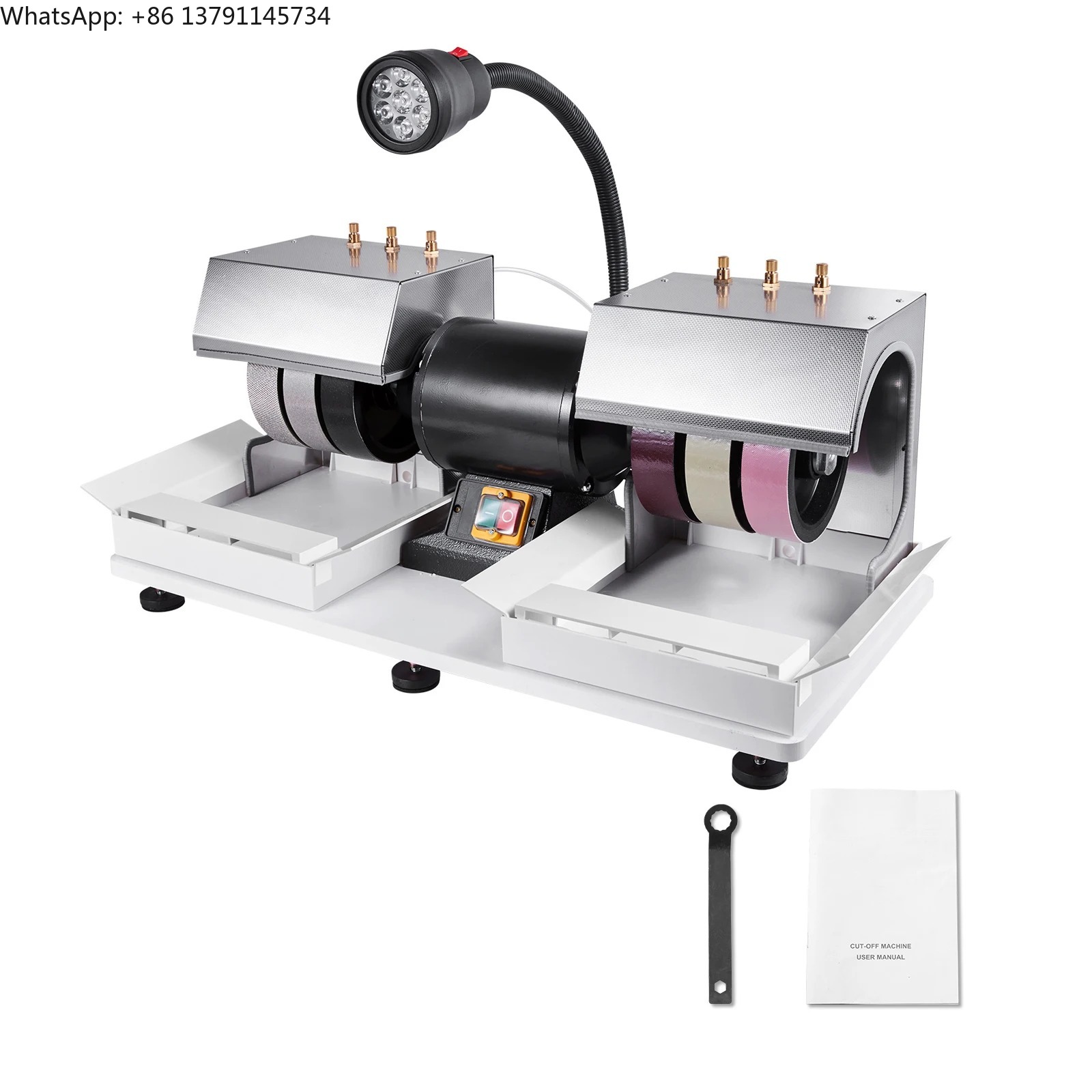 آلة صقل الأحجار الكريمة 6 بوصة - مراجعة Lapidary Grinder Cabbing Machine وسعره