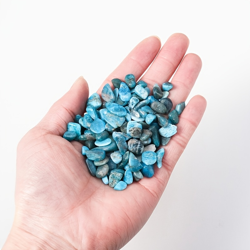 رقائق بلورات الأباتيت الزرقاء  - مراجعة Gemstone Polishing Kit وسعره