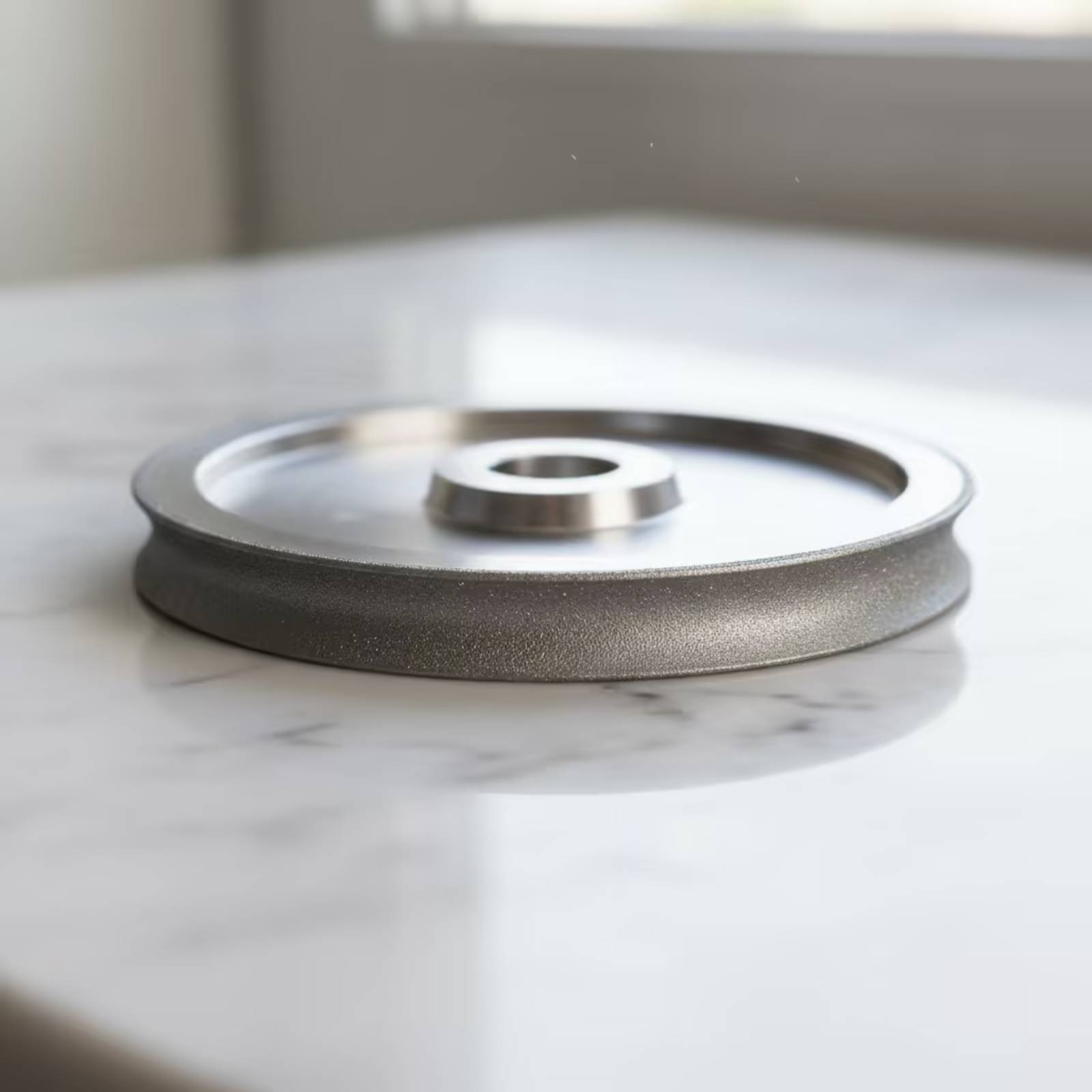 عجلة طحن ماسية مطلية بحافة ماس - مراجعة Diamond Grinding Wheel Lapidary وسعره