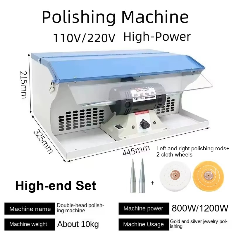 آلة صقل المجوهرات بقوة 1200 وا - مراجعة Jewelry Polisher Buffer Machine وسعره