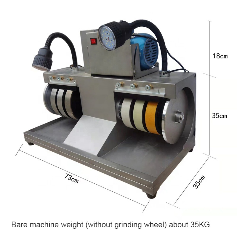 آلة صقل وتشكيل الأحجار الكريمة - مراجعة Lapidary Grinder Cabbing Machine وسعره