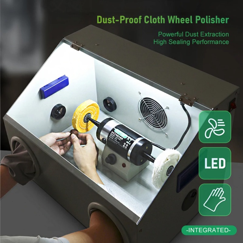 آلة صقل المجوهرات بقوة 200 واط - مراجعة Jewelry Polisher Buffer Machine وسعره