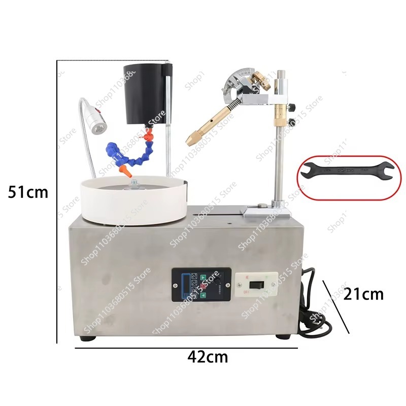 آلة تشكيل الأحجار الكريمة بشاش - مراجعة Facet Machine Gemstone Cutting وسعره