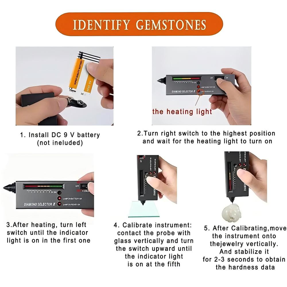 قلم اختبار مجوهرات الماس ياسوم - مراجعة Gemstone Identification Kit وسعره
