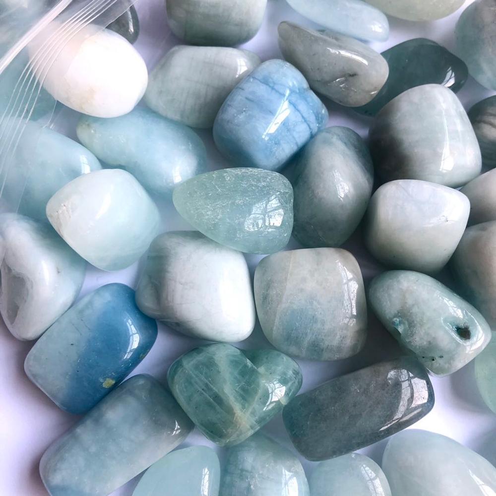 100 جرام من حجر الأكوامارين ال - مراجعة Gemstone Polishing Kit وسعره