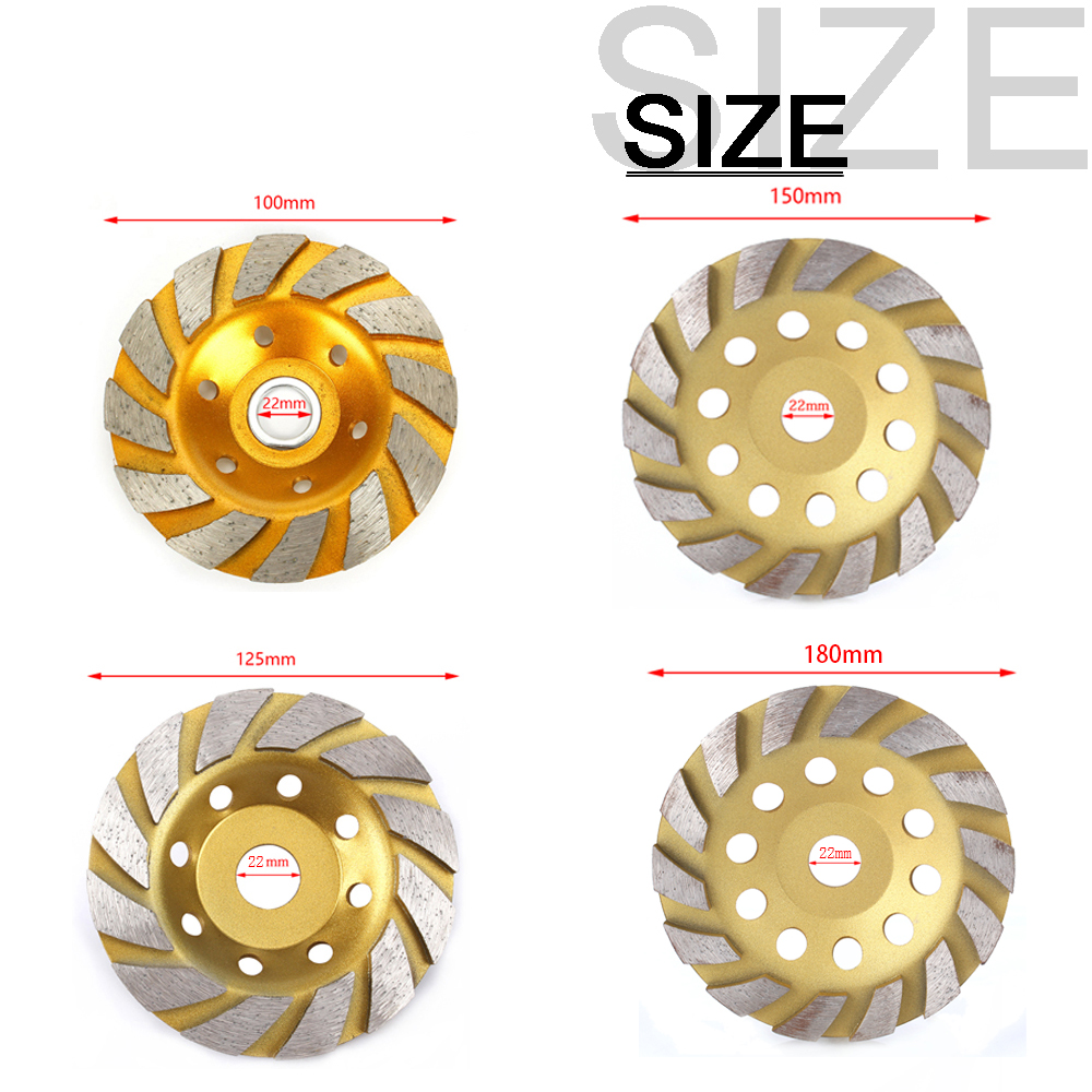 1pc100/125/150/180 مللي متر حج - مراجعة Diamond Grinding Wheel Lapidary وسعره