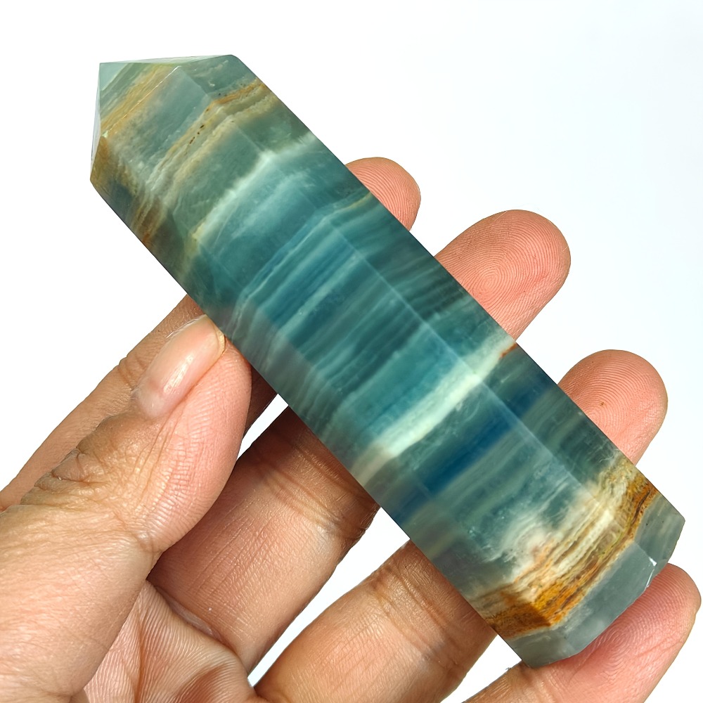 1 قطعة العقيق الأزرق ليموريا ا - مراجعة Gemstone Polishing Kit وسعره