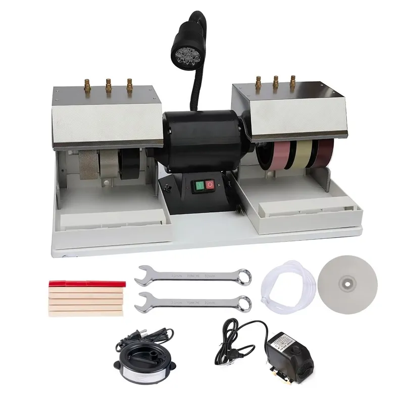 آلة تشكيل الأحجار الكريمة، 6 ب - مراجعة Lapidary Grinder Cabbing Machine وسعره