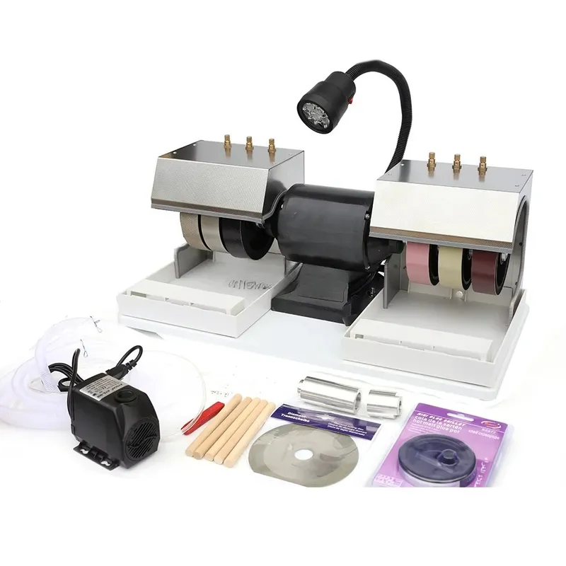 آلة تشكيل الأحجار الكريمة، 6 ب - مراجعة Lapidary Grinder Cabbing Machine وسعره