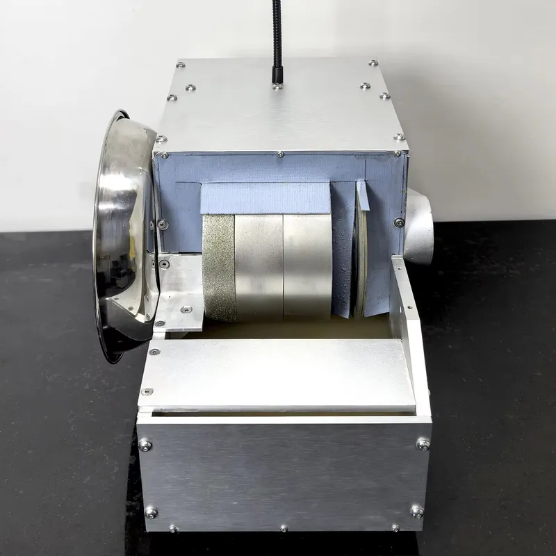 ماكينة تشكيل وصقل الأحجار الكر - مراجعة Lapidary Grinder Cabbing Machine وسعره