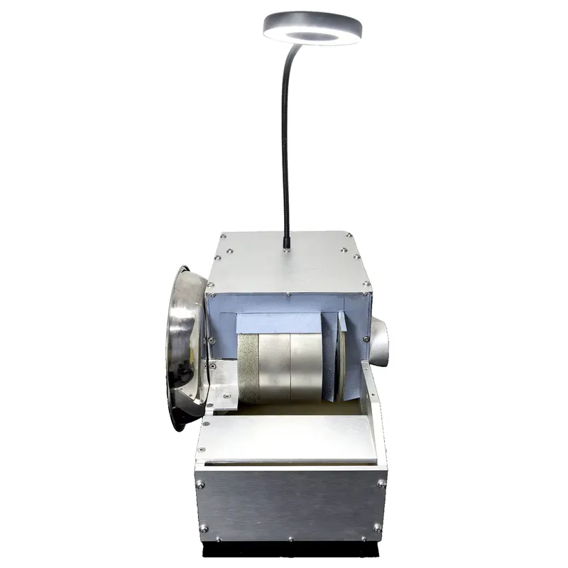 ماكينة تشكيل وصقل الأحجار الكر - مراجعة Lapidary Grinder Cabbing Machine وسعره